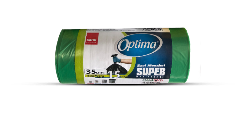 SANO OPTIMA SACI SUPER 35L 15 50*70 VERZI
